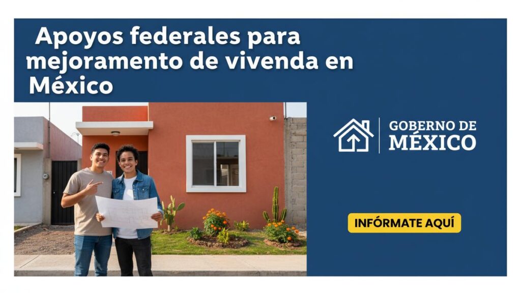Apoyos federales para mejoramiento de vivienda en México