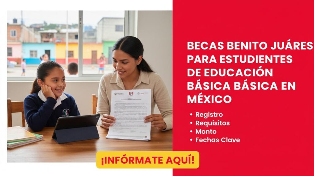 Becas Benito Juárez para estudiantes de educación básica en México