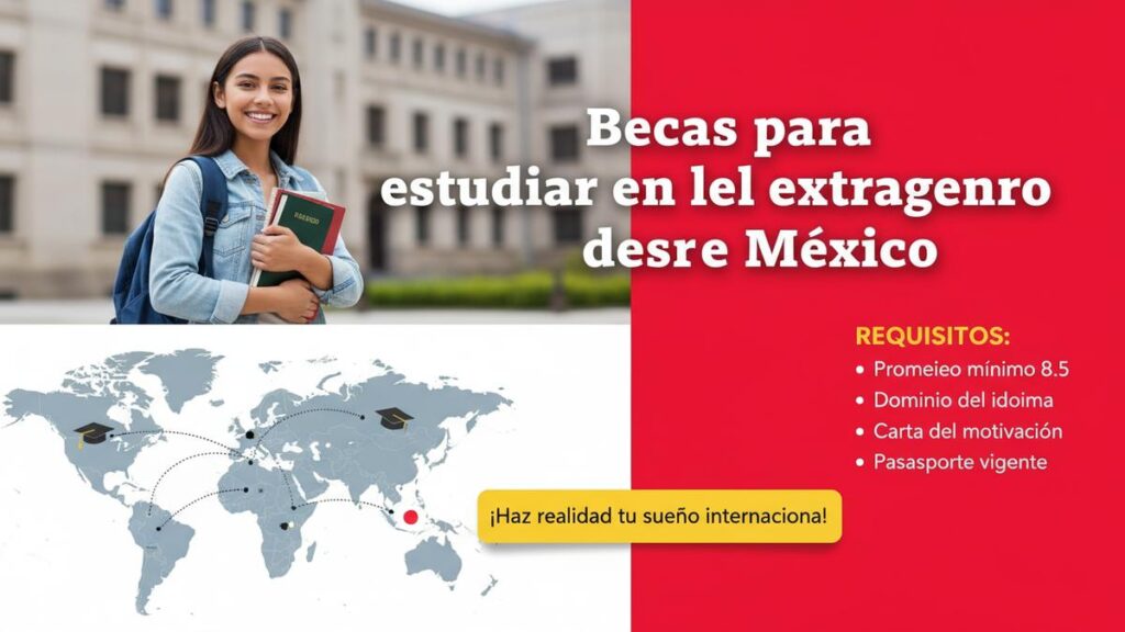 Becas para estudiar en el extranjero desde México