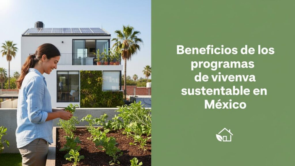 Beneficios de los programas de vivienda sustentable en México