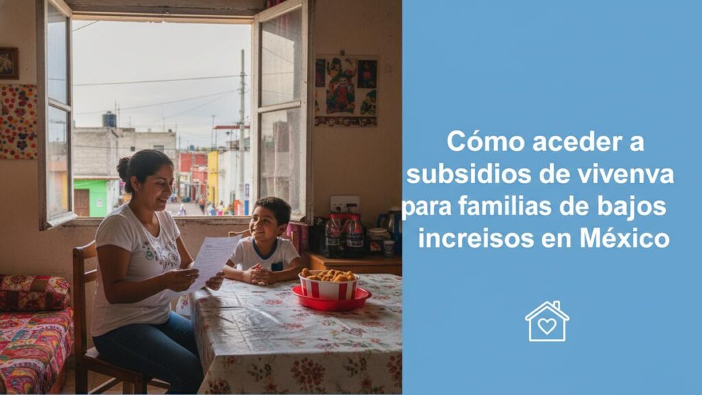 Cómo acceder a subsidios de vivienda para familias de bajos ingresos en México