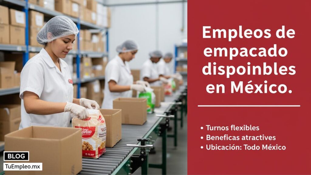 Empleos de empacado disponibles en México