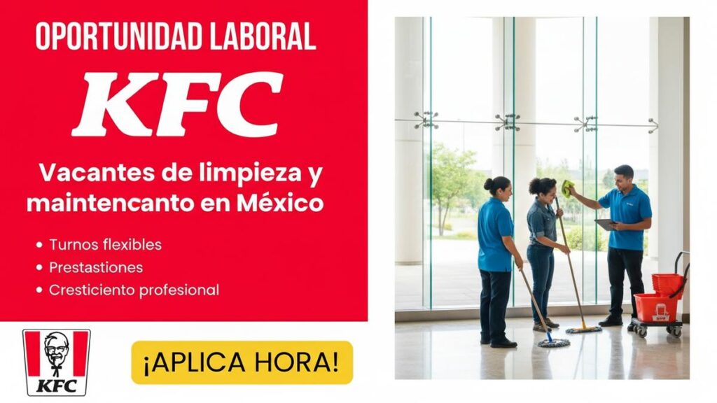 Vacantes de limpieza y mantenimiento en México